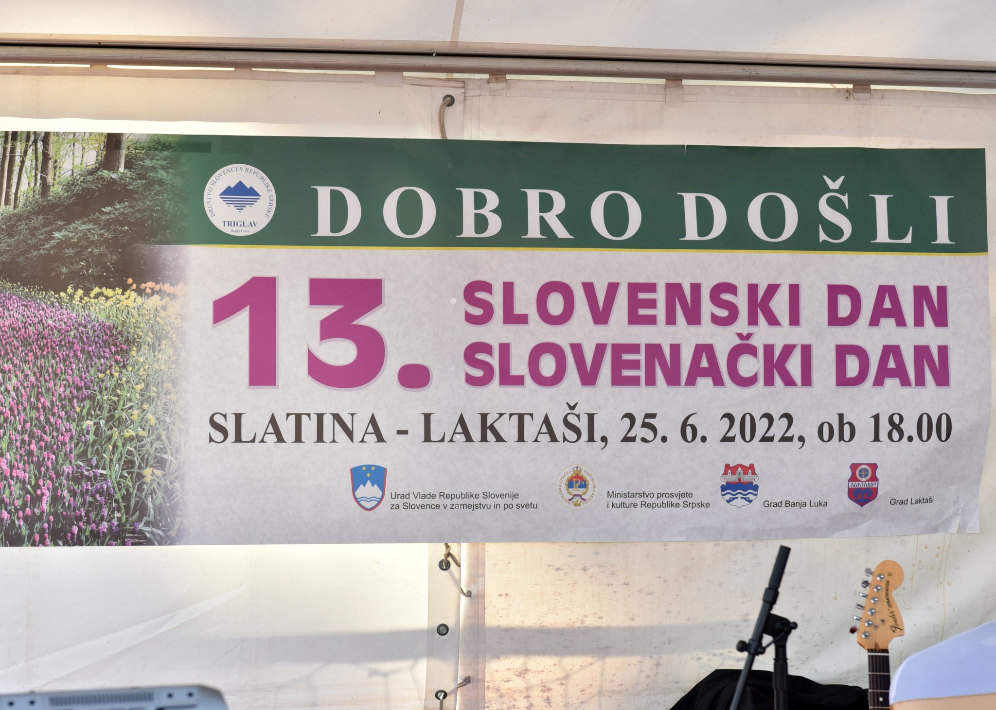 Lepak z dobrodošlico in podatki 13. slovenskega dne v Banjaluki