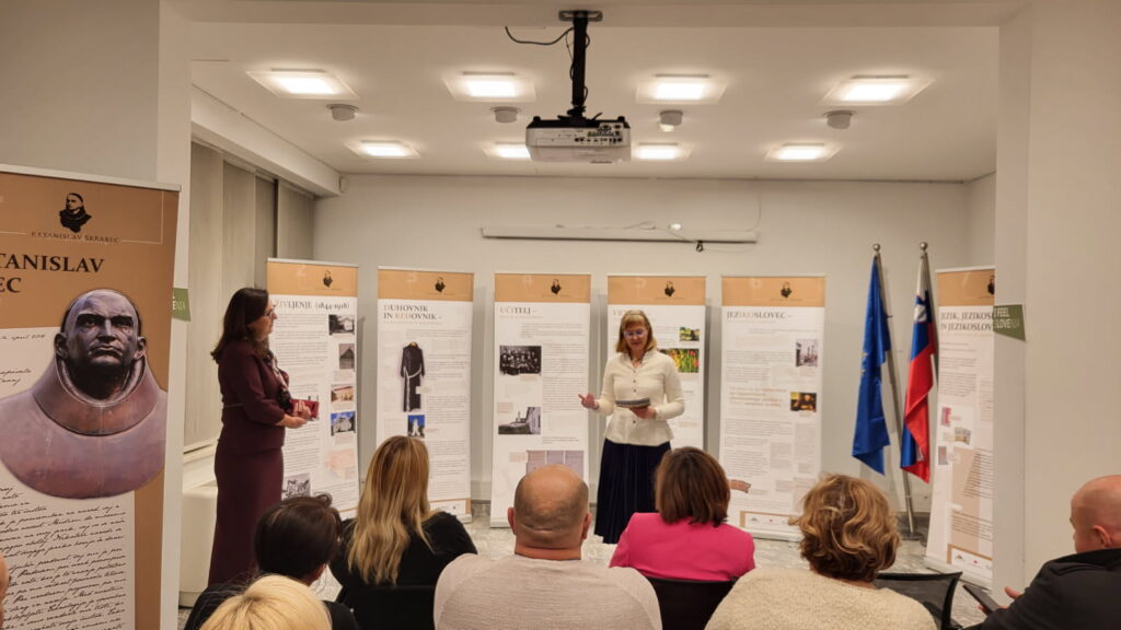 BiH_Razstava o Stanislavu Škrabcu Avtorica razstave Vasilija Rupnik