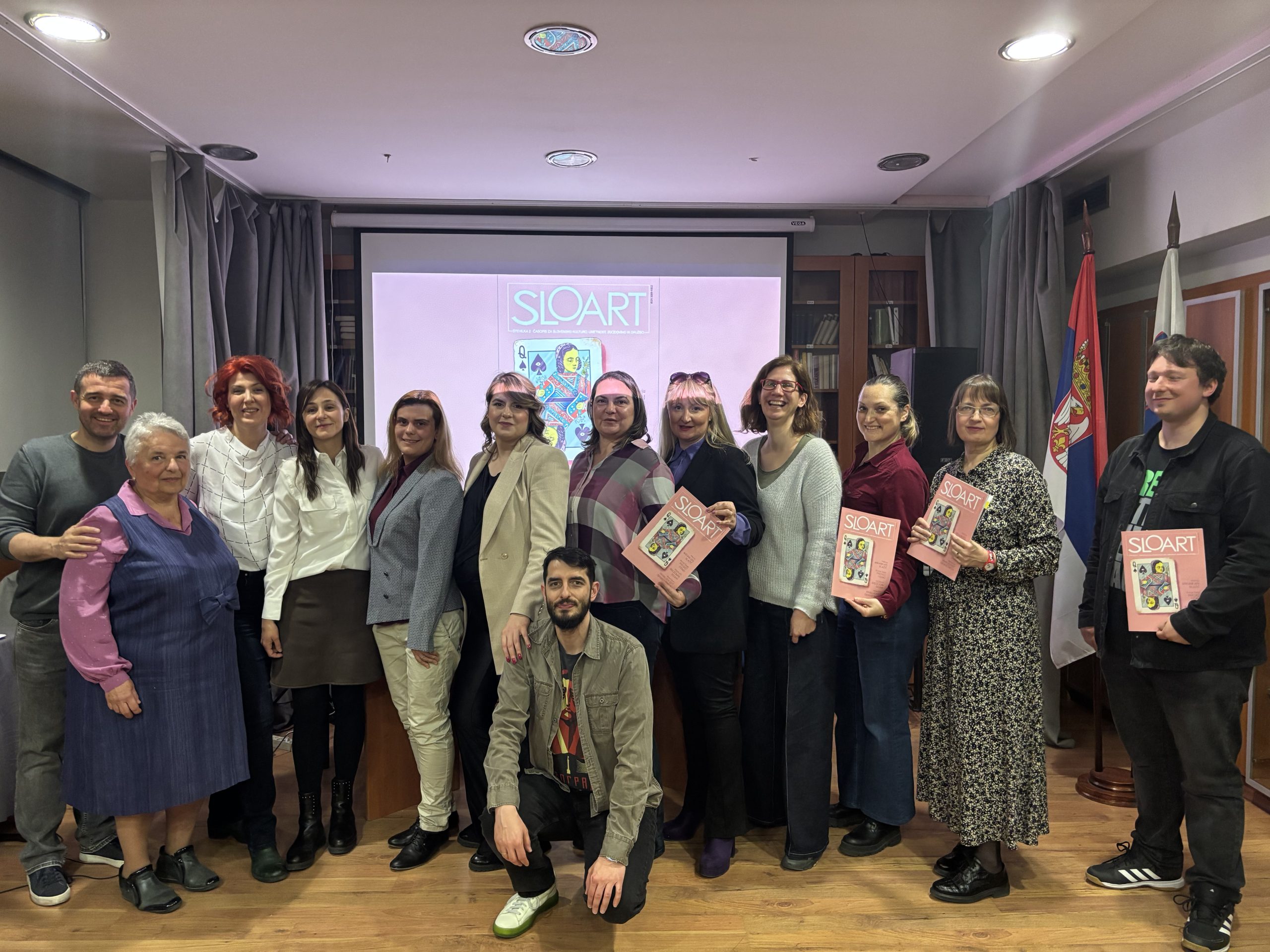 Predstavitev SloArt. Udeleženci.