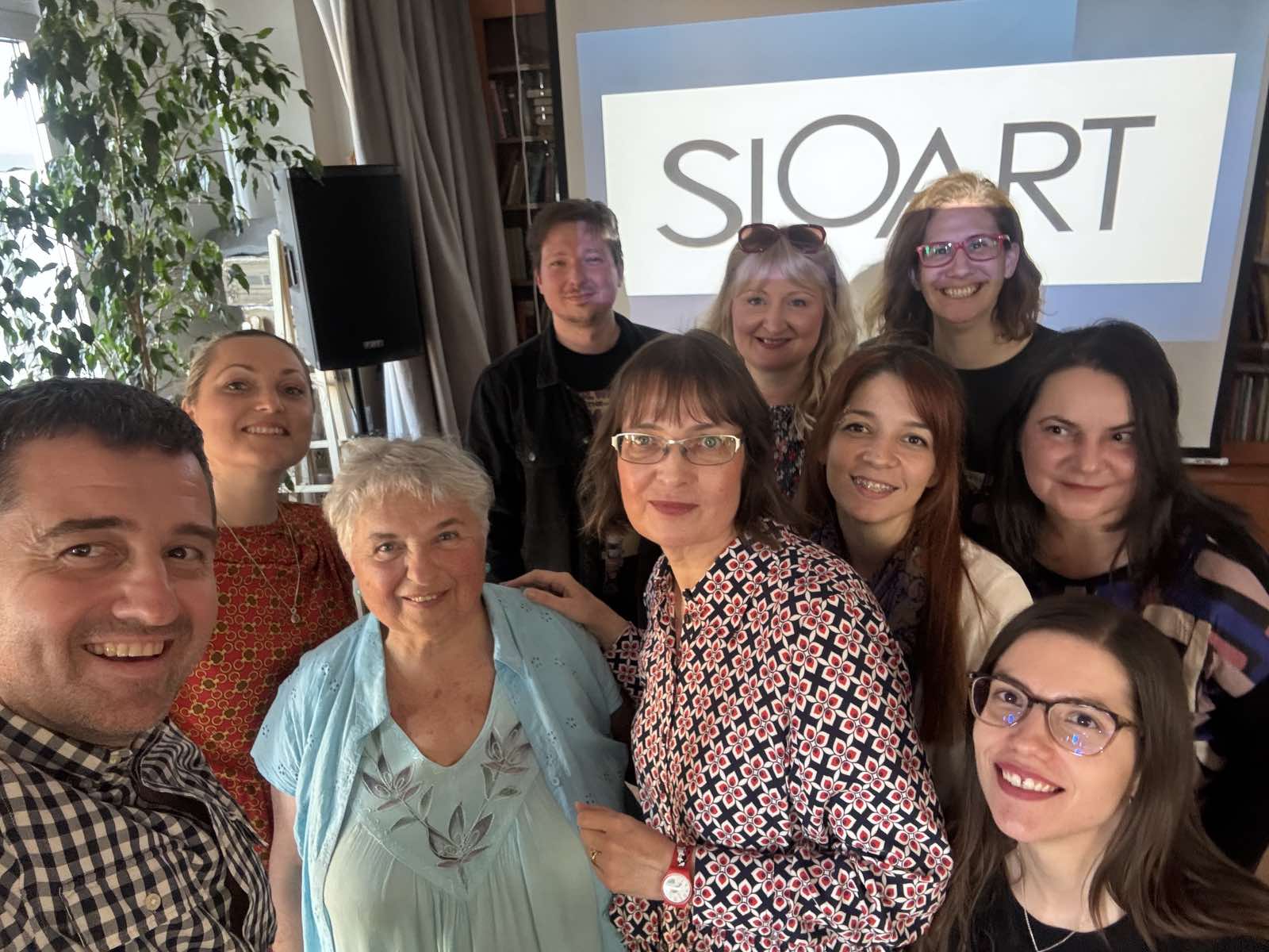 Promocija SloArt. Udeleženci.